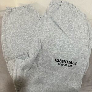 Fear of God Essentials light Heather Gray Sweatpants